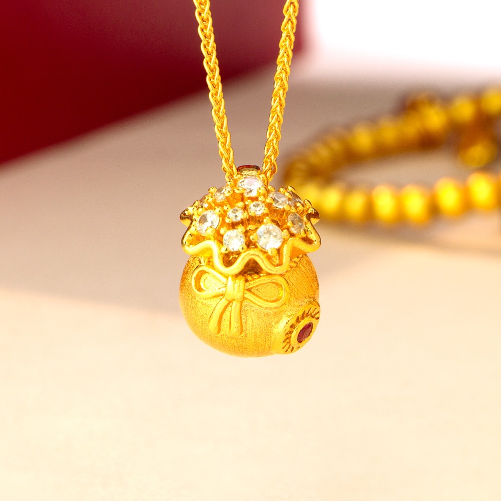 Luxury Bags Drawing - Drawing craft small fortune bag necklace