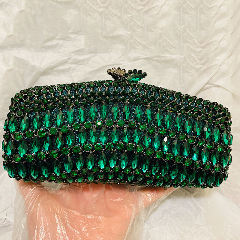 Luxury Bags Green - Xanh Sang Trọng Kim Cương Giả