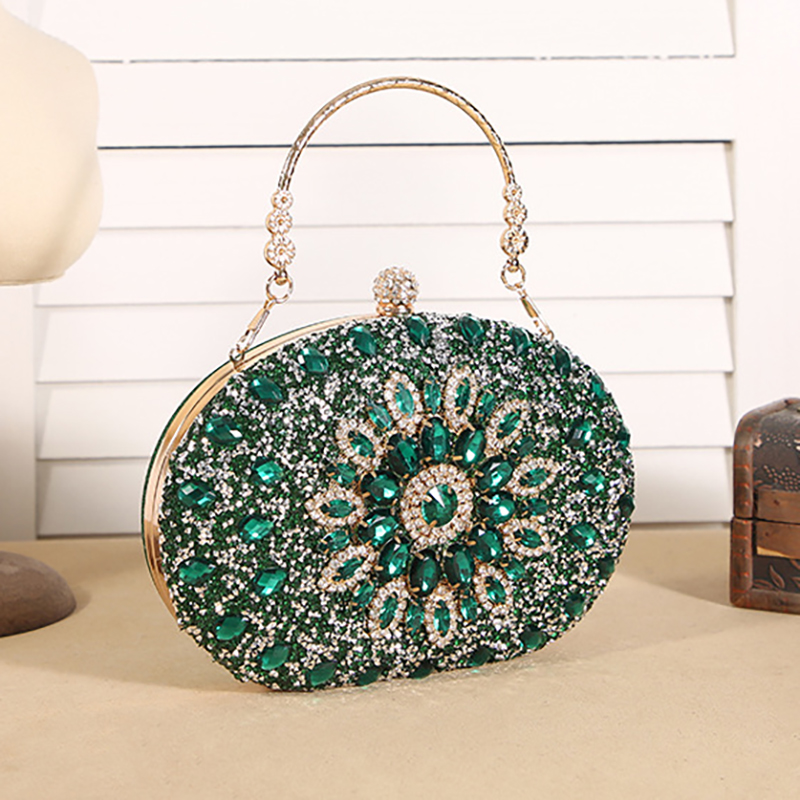 Luxury Bags Green - Evening Clutch Bags for Wedding Party