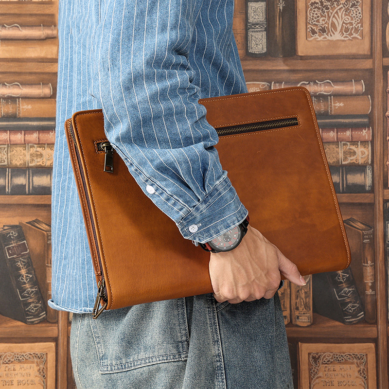 Luxury Bags For Laptop - Da Ngựa Bao Da Ipad 12.9