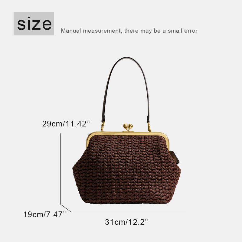 Hand-Woven Kisslock Frame Shou - đánh giá và giá Luxury Bags On Sale