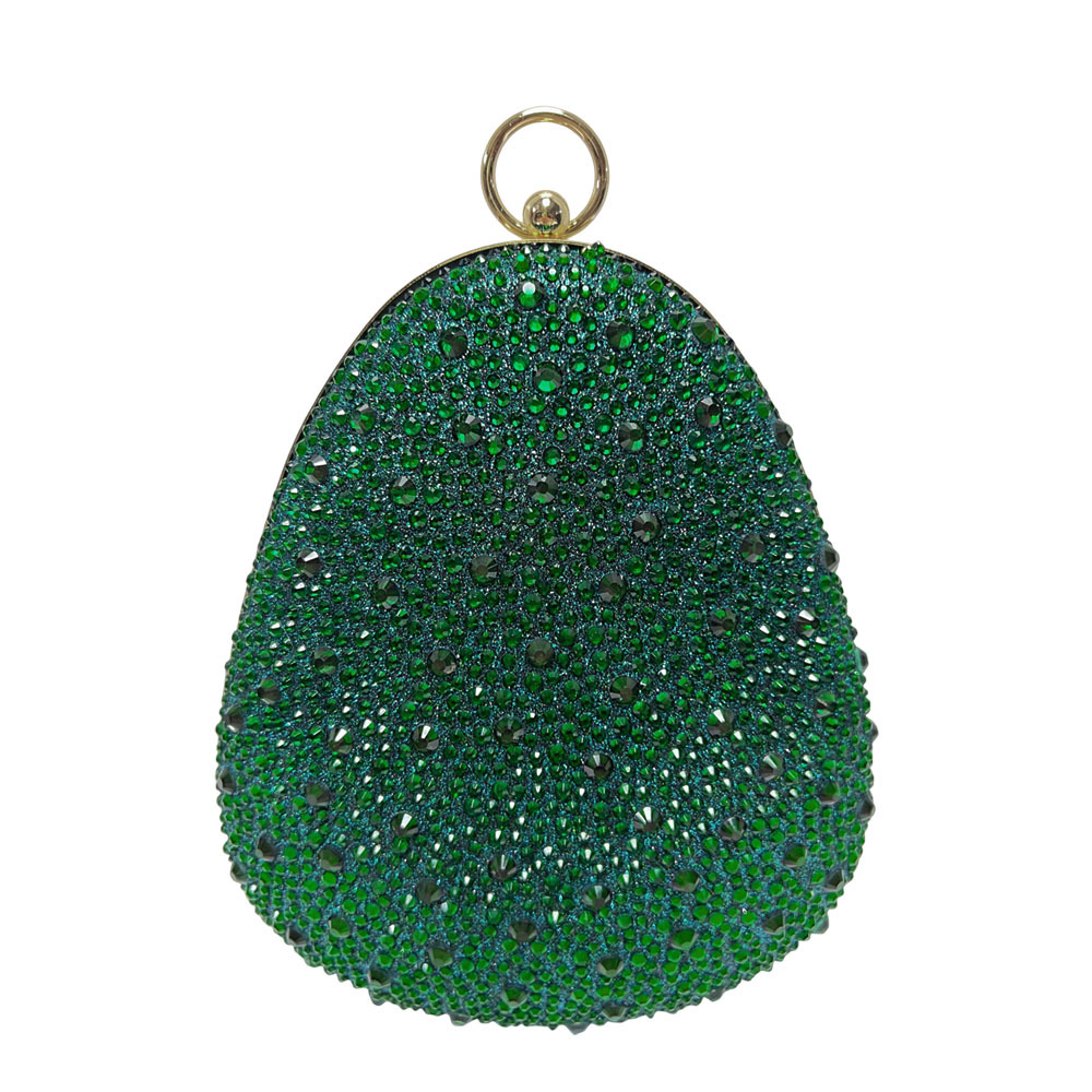 Emerald Green Full Rhinestone  - đánh giá và giá Luxury Bags Green
