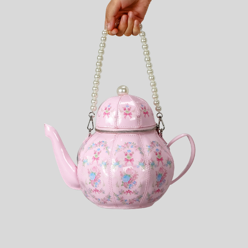 Pearl Chain Teapot Crossbody B - đánh giá và giá Luxury Bags On Sale
