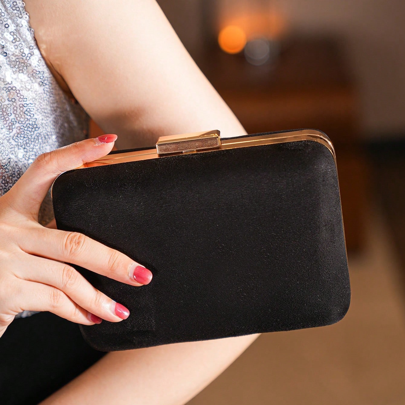 Mini Simpl Elegant Velvet Clut - đánh giá và giá Mini Bag Evening Clutch