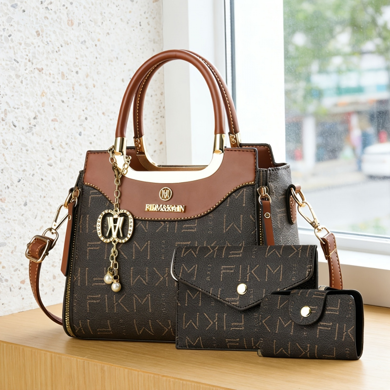3-piece set of light luxury hi - đánh giá và giá Luxury Zipper Bags