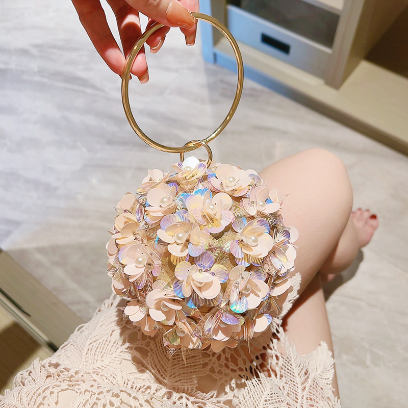Mini Sequin Flower Evening Bag - đánh giá và giá Mini Bag Evening Clutch