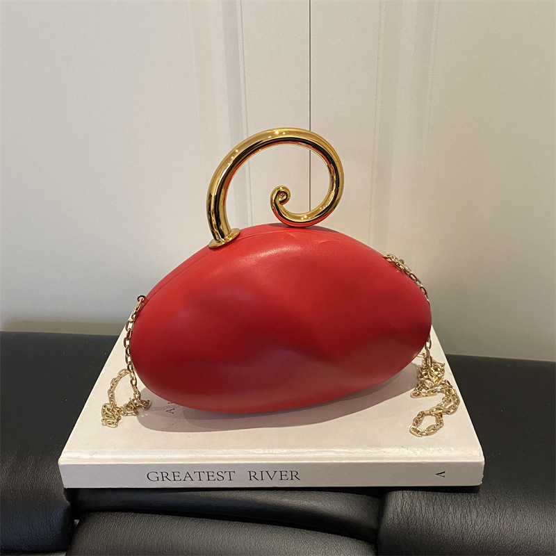 Luxury Curved Pebble Shape Min - đánh giá và giá Mini Bag Evening Clutch