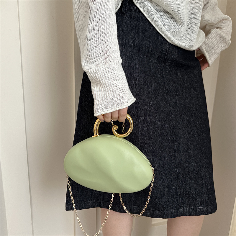 Luxury Curved Pebble Shape Min - đánh giá và giá Mini Bag Evening Clutch