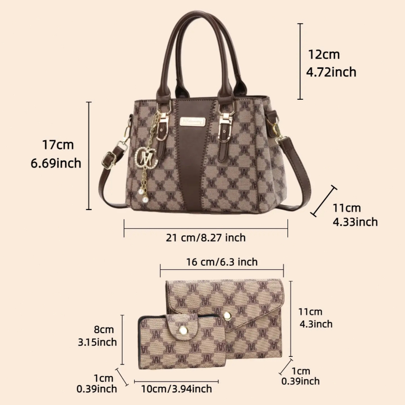 Light luxury high-end letter p - đánh giá và giá Luxury Zipper Bags