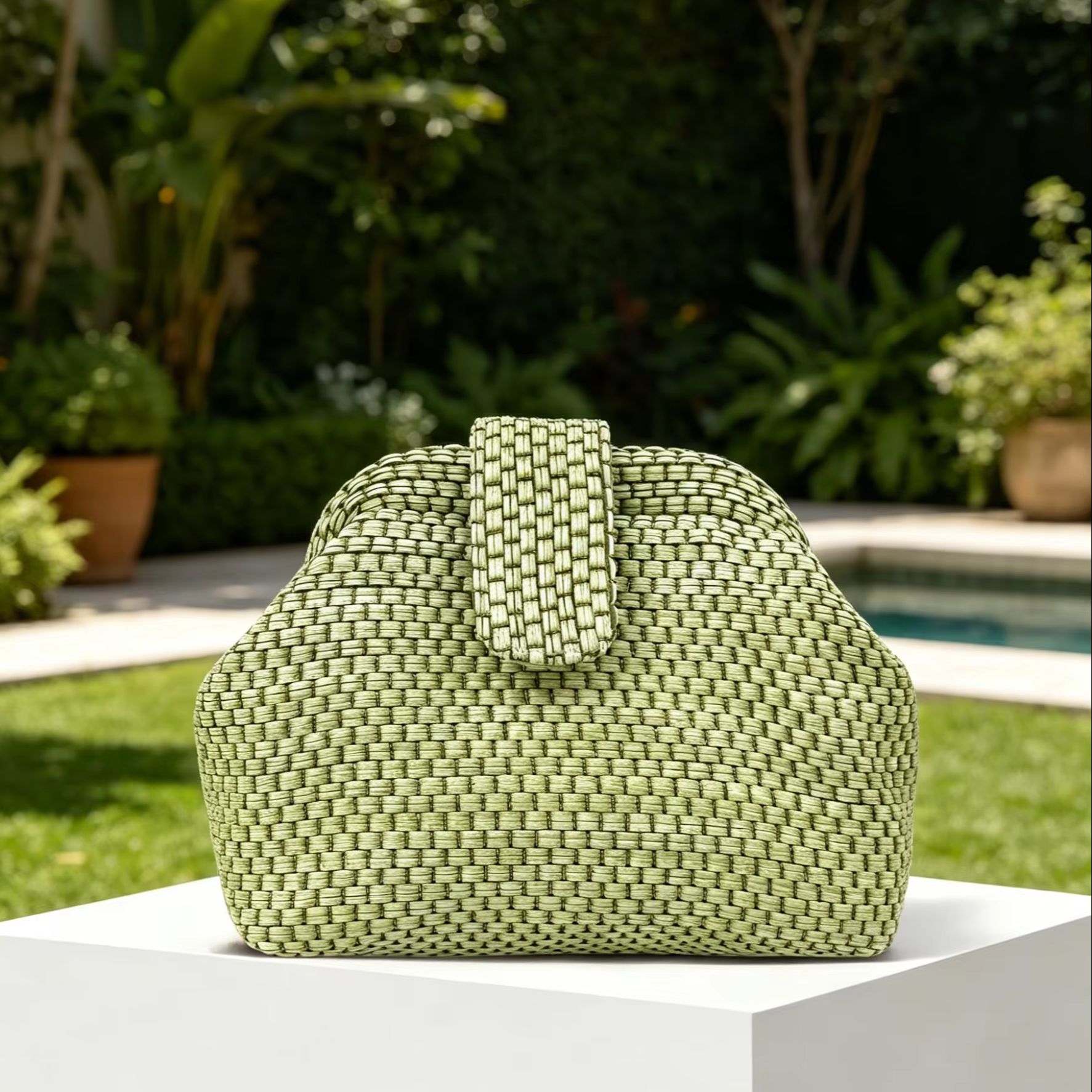 French-Style Light Luxury Hand - đánh giá và giá Luxury Bags Green