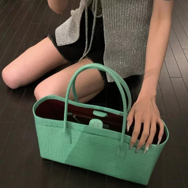 Luxury Crocodile Print Leather - đánh giá và giá Luxury Bags Green