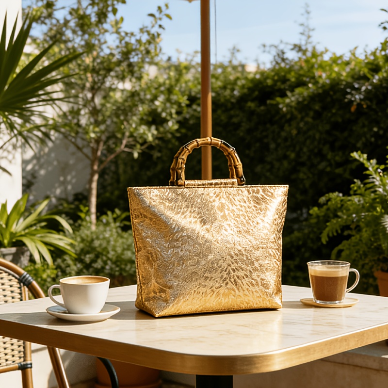Light luxury metallic gold jac - đánh giá và giá Luxury Bags Vendor