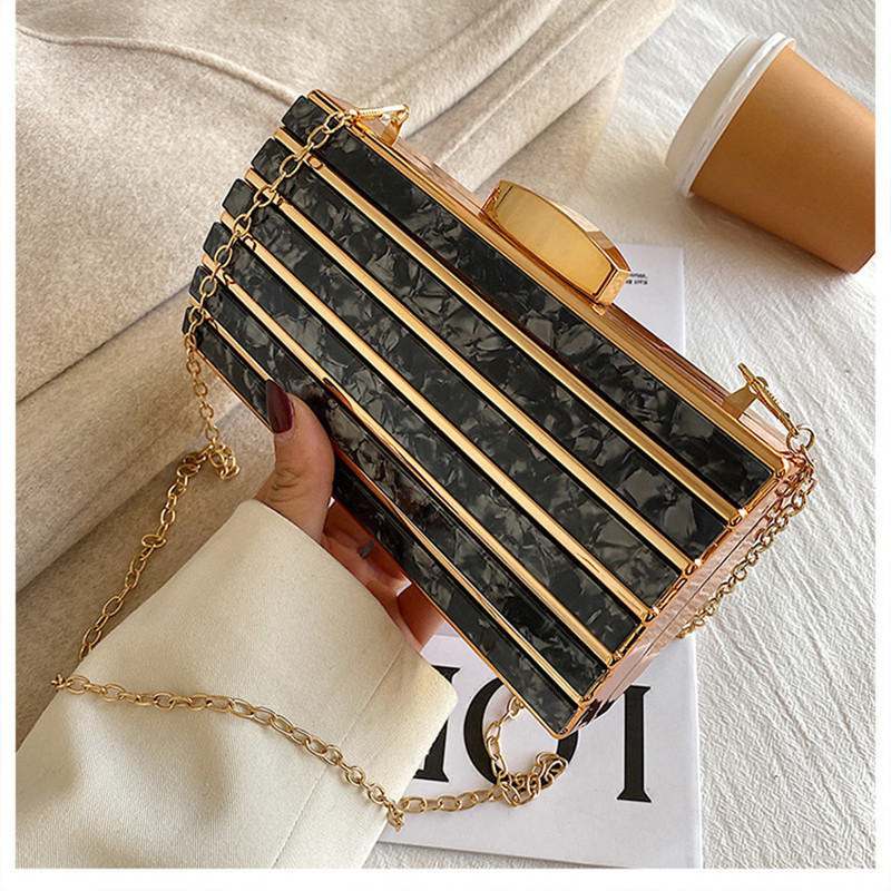 Luxury Designer Acrylic Square - đánh giá và giá Mini Bag Evening Clutch