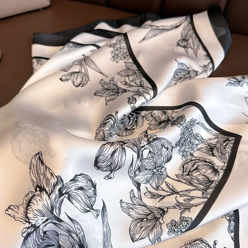 70*70cm Luxury Floral Print Si - đánh giá và giá Luxury Bags In China