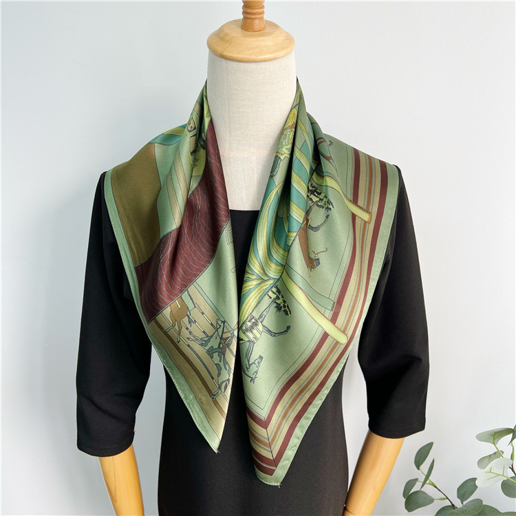 65CM Green Silk Scarf Luxury D - đánh giá và giá Luxury Bags Green