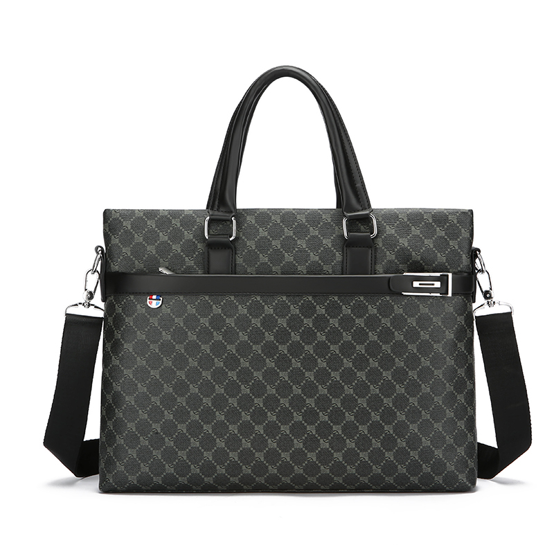 new Men's printed PU leather b - đánh giá và giá Luxury Bags For Laptop
