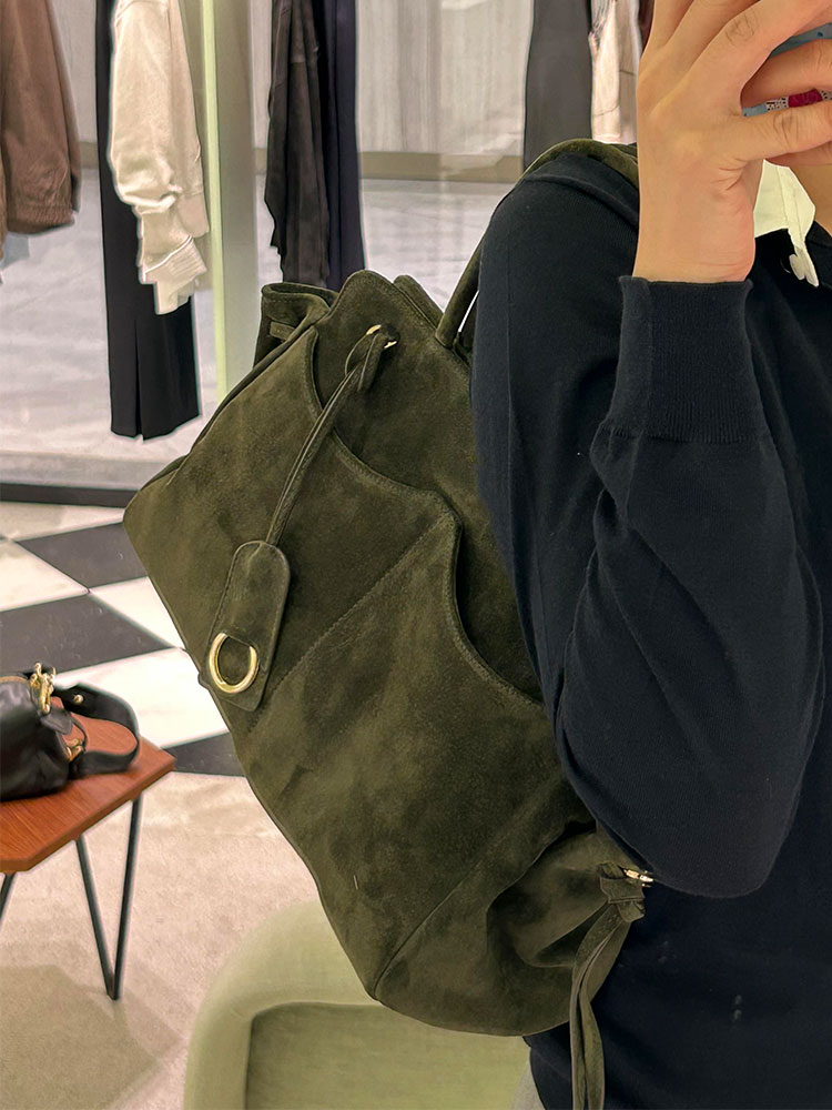 Green Suede Large Capacity Tot - đánh giá và giá Luxury Bags Green