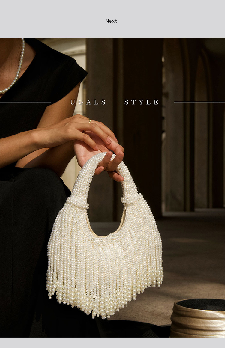 Design Handle Pearl Evening Cl - đánh giá và giá Luxury Bags On Sale