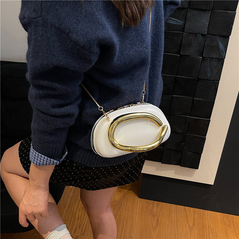 Retro Gold Metal Handle Women  - đánh giá và giá Mini Bag Evening Clutch